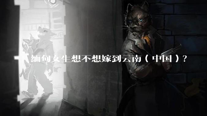 缅甸女生想不想嫁到云南（中国）？